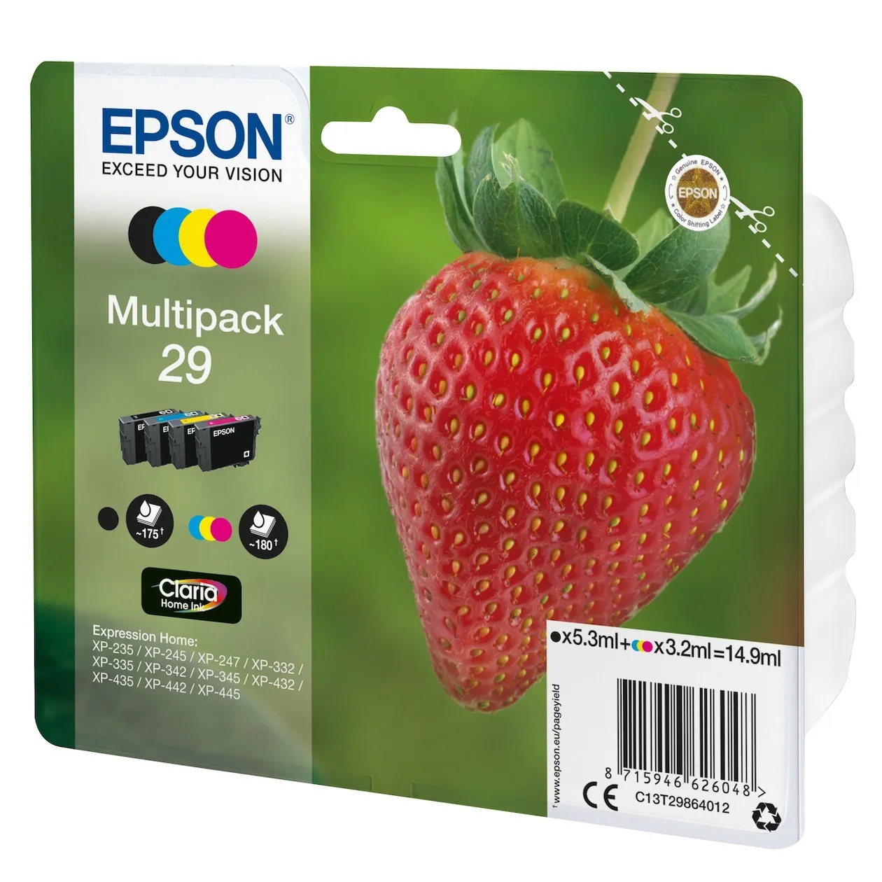 Epson 29 multipack - Aardbei Multi-color