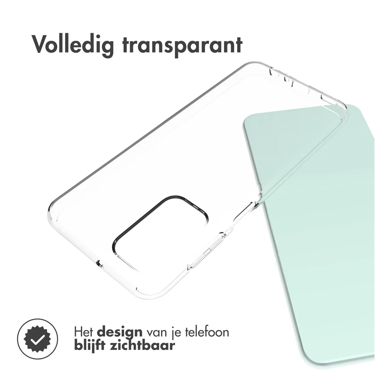Accezz Clear Backcover Samsung Galaxy A23 (5G) Transparant
