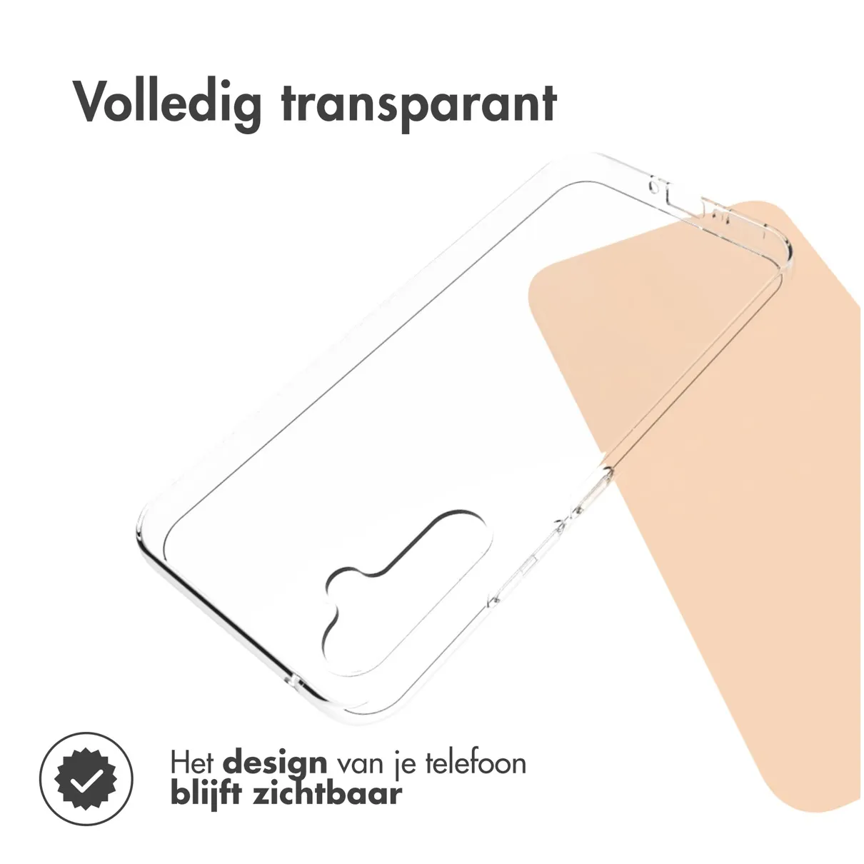 Accezz Clear Backcover Samsung Galaxy A34 (5G) Transparant