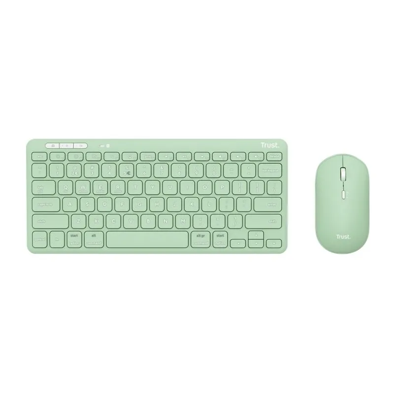 Trust Lyra Multi-Device Wireless Keyboard & Mouse Groen
