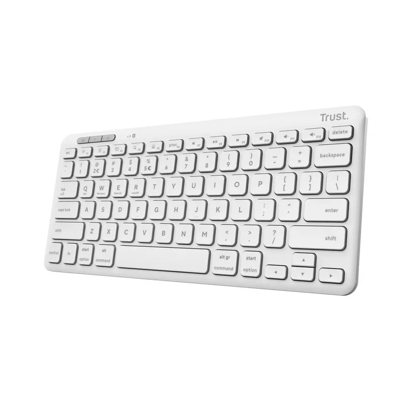 Trust Lycra Compact draadloos toetsenbord Wit