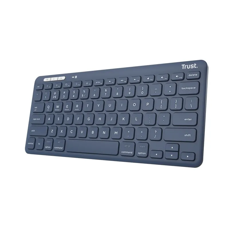 Trust Lycra Compact draadloos toetsenbord Blauw