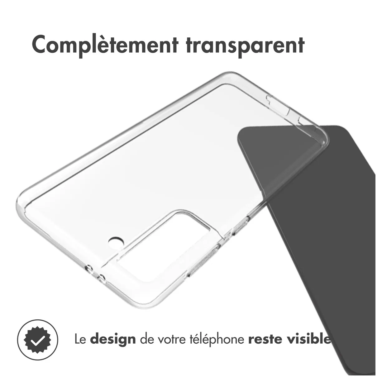 Accezz Clear Backcover Samsung Galaxy S21 Transparant