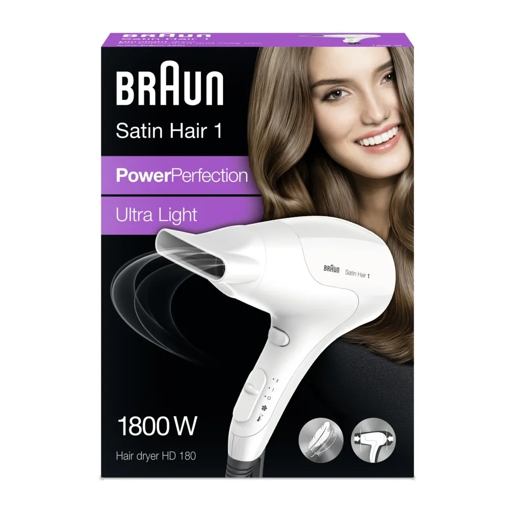 Braun HD180 Satin-Hair 1 Wit