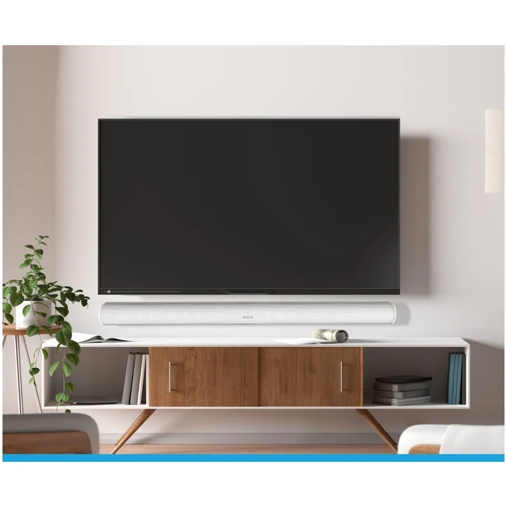 Cavus Muurbeugels vast geschikt voor Sonos Arc & 37-70 Inch televisie Wit