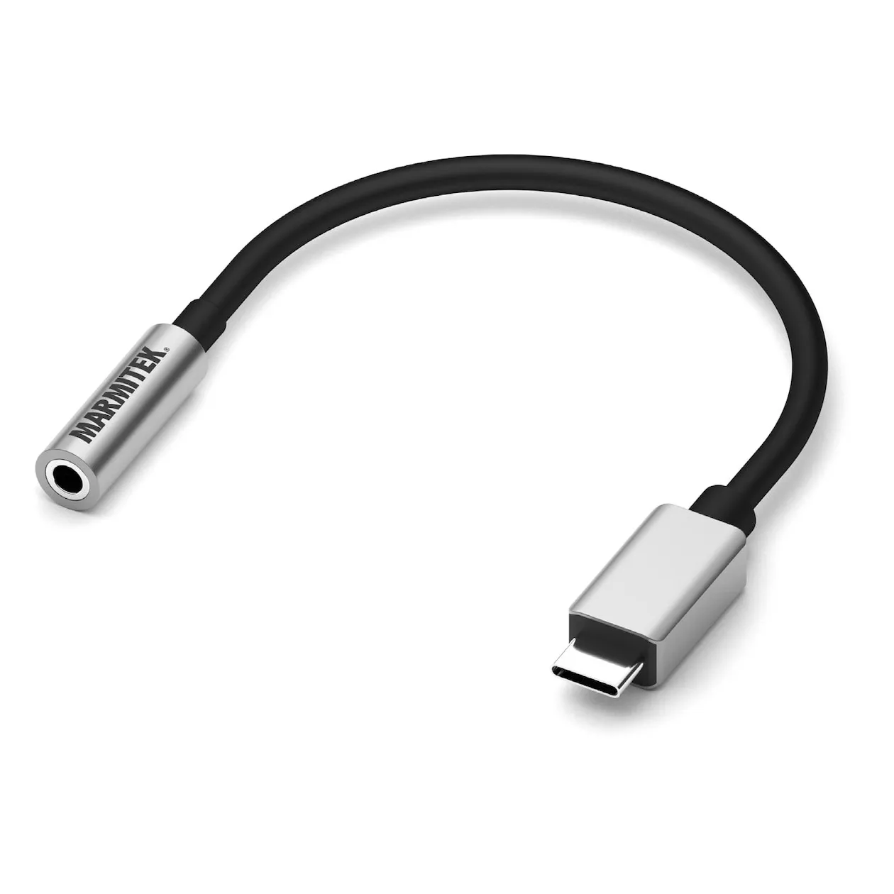 Marmitek Adapter USB type C naar Audio 3,5 mm jack female Zwart