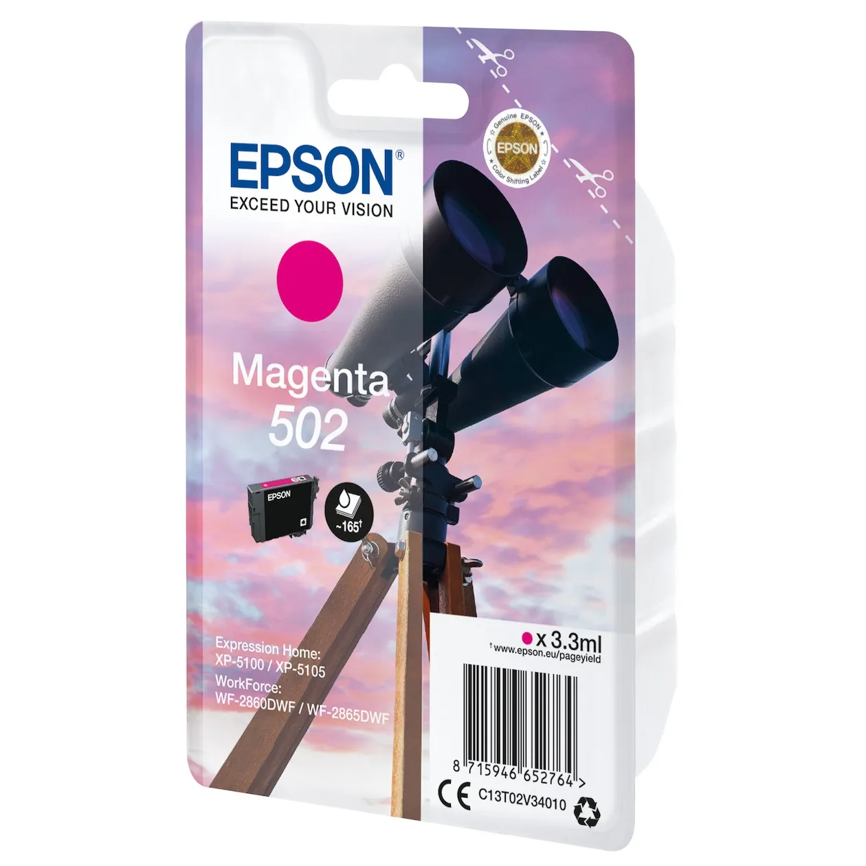 Epson 502 - Verrekijker Magenta