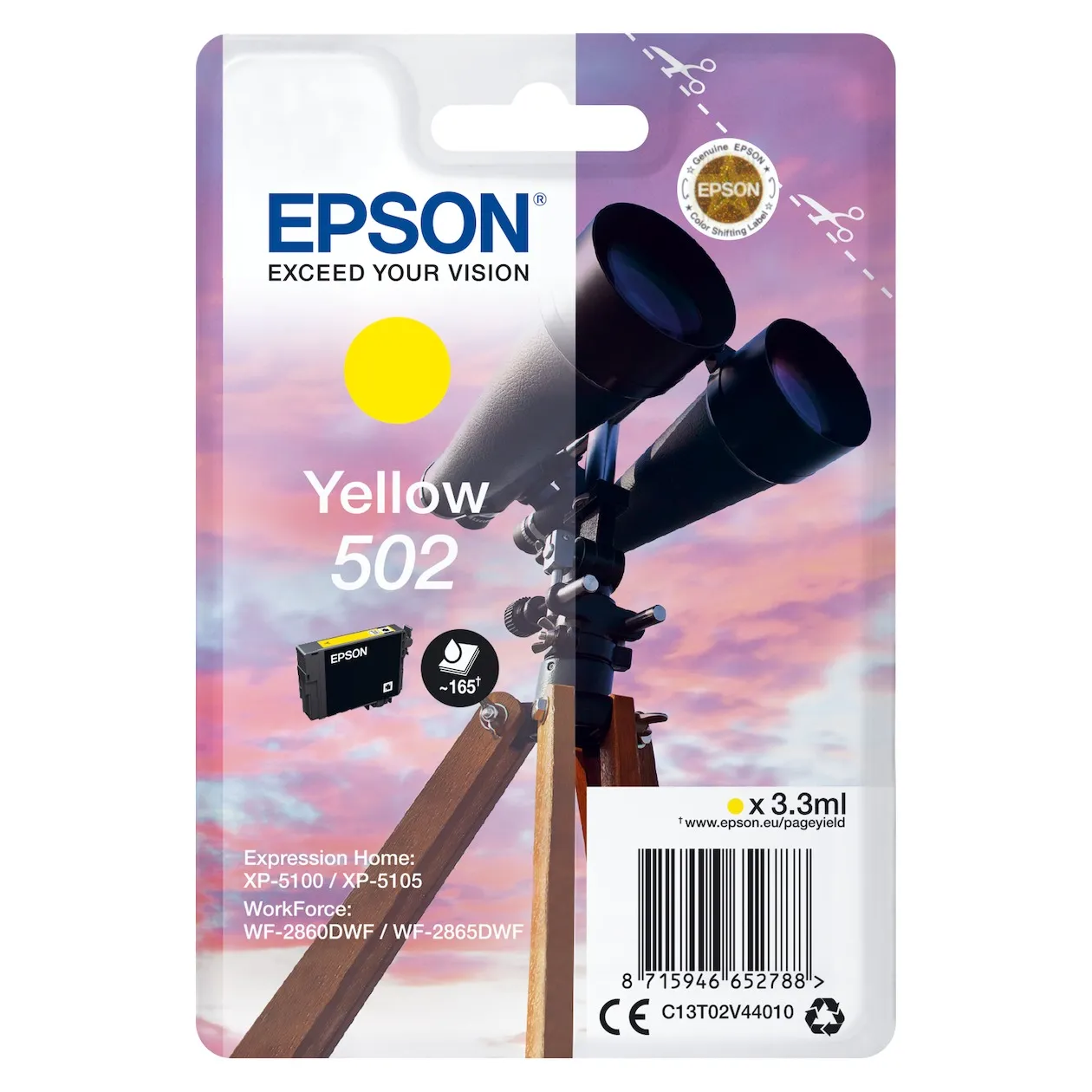 Epson 502 - Verrekijker Geel