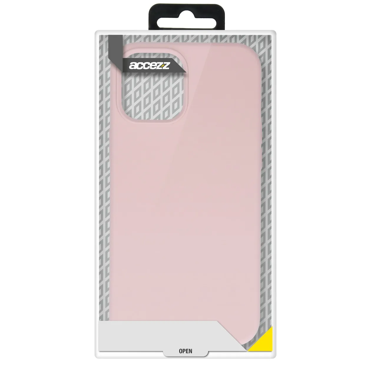 Accezz Liquid Silicone Backcover iPhone 12 Pro Max Roze