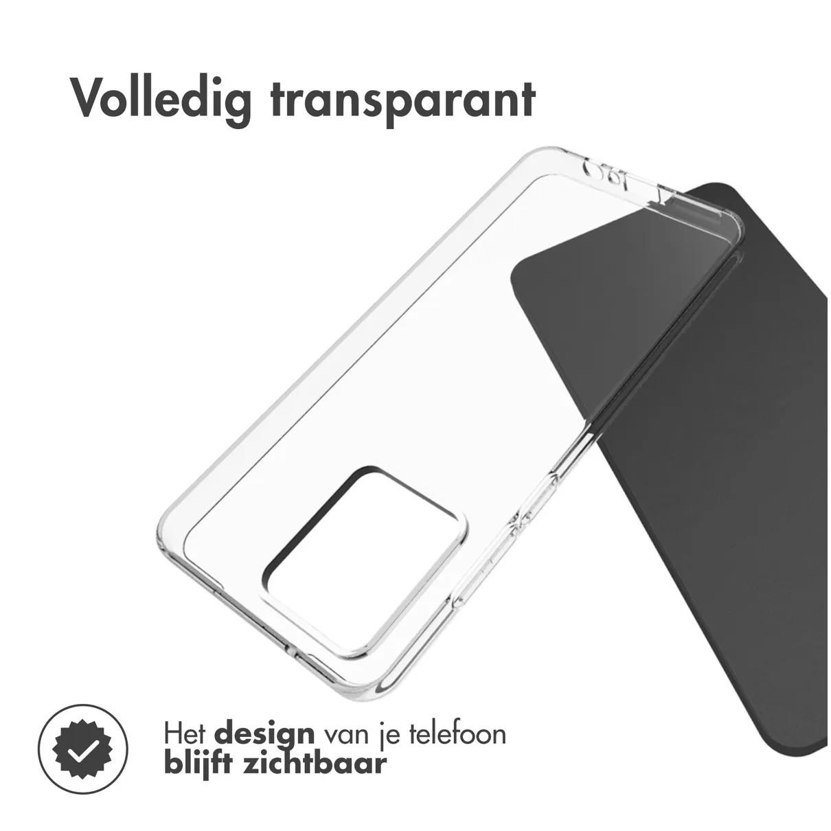 Accezz Clear Backcover Motorola Moto G84 Transparant