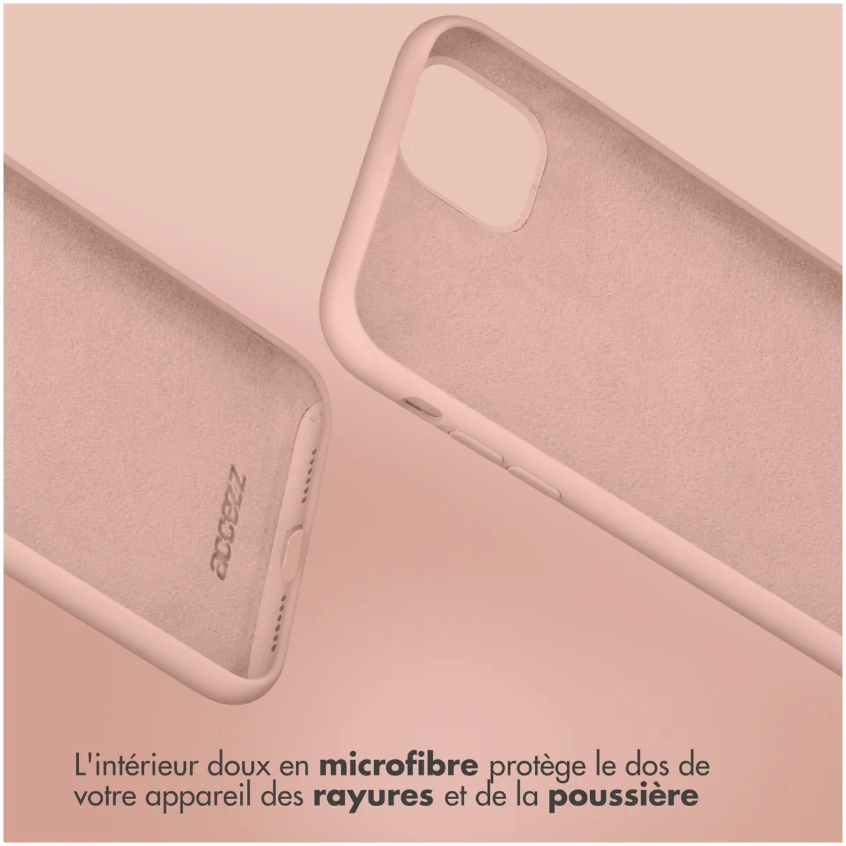 Accezz Liquid Silicone Backcover Samsung Galaxy A14 (5G) Roze