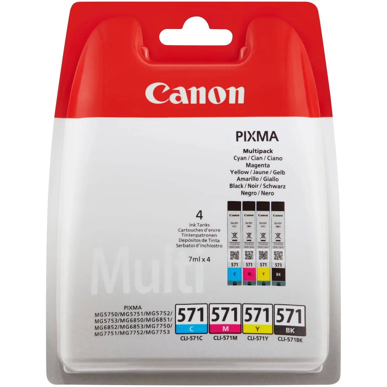Canon CLI-571 multipack Zwart/multicolor