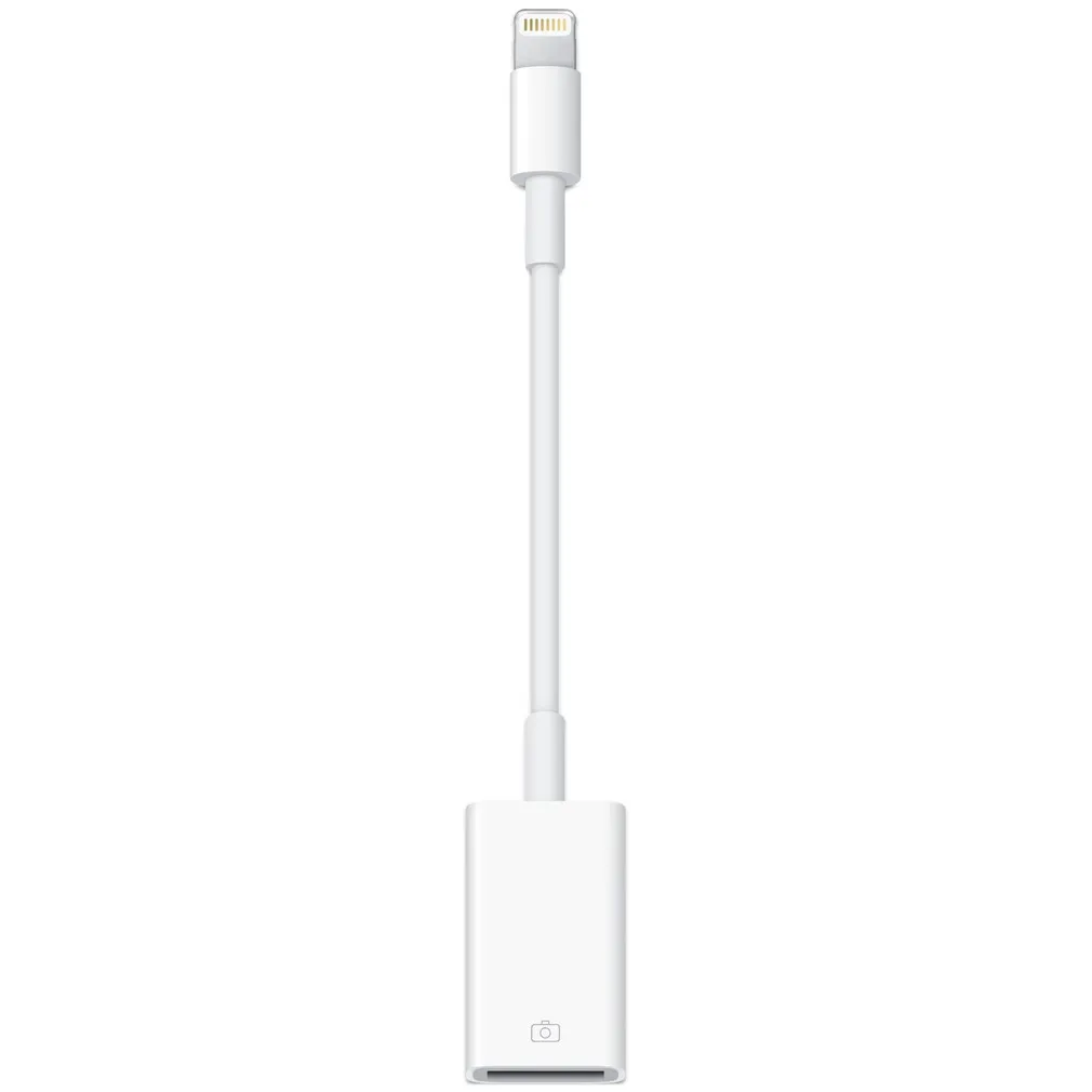 Apple Lightning-naar-USB-camera-adapter Wit