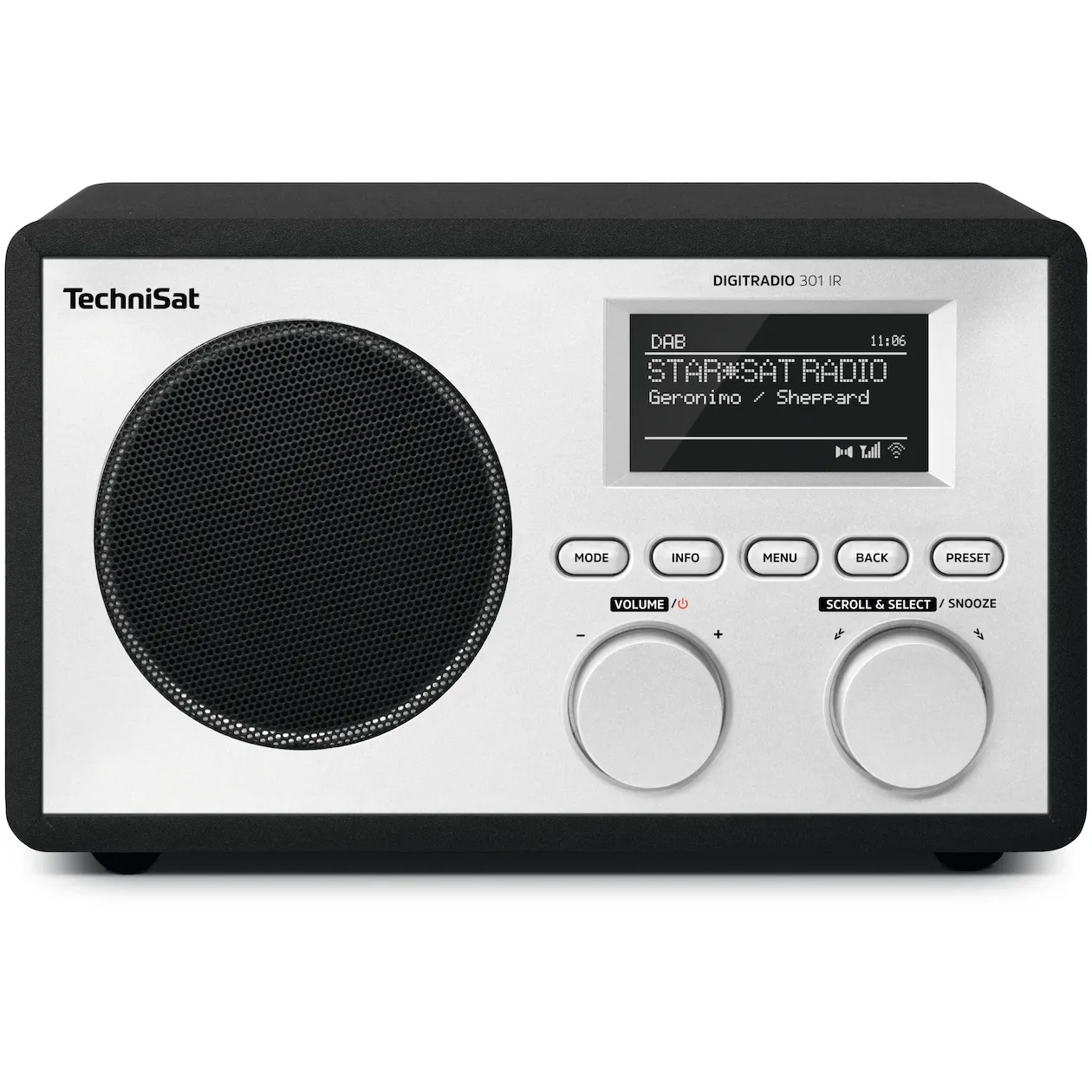 TechniSat DigitRadio 301 IR Zwart/zilver