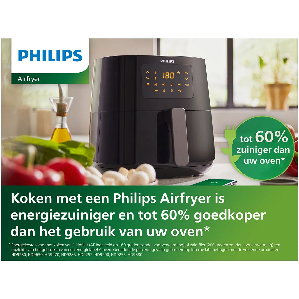 Philips HD9252/70 Essential Airfryer L Zwart