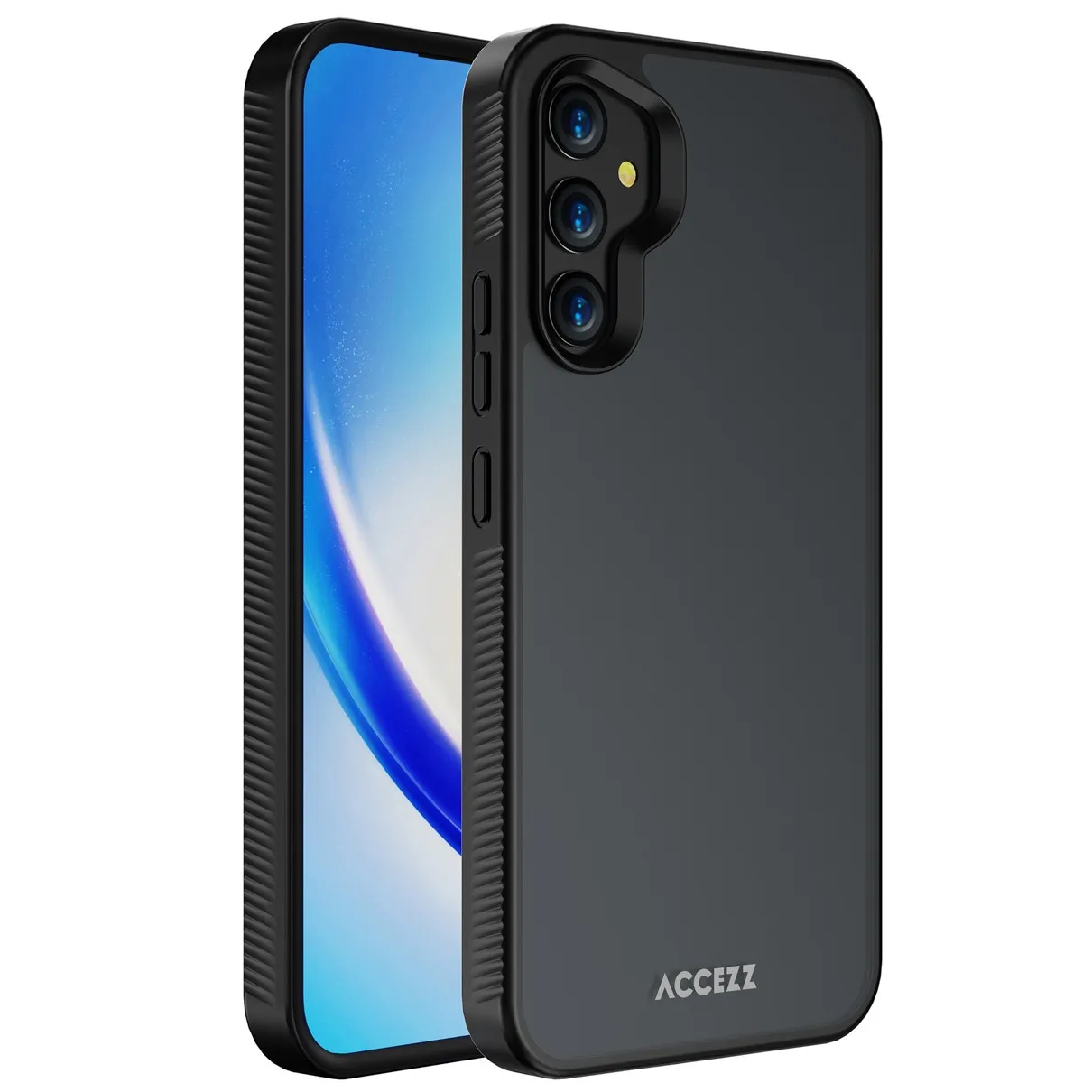 Accezz Rugged Frosted Backcover Samsung Galaxy A34 (5G) Zwart