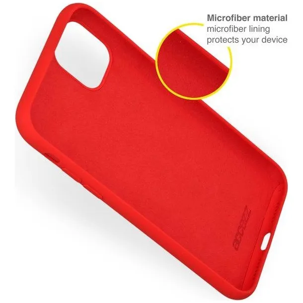 Accezz Liquid Silicone Backcover Samsung Galaxy S22 Plus Rood