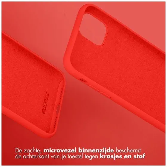 Accezz Liquid Silicone Backcover Samsung Galaxy S23 Rood