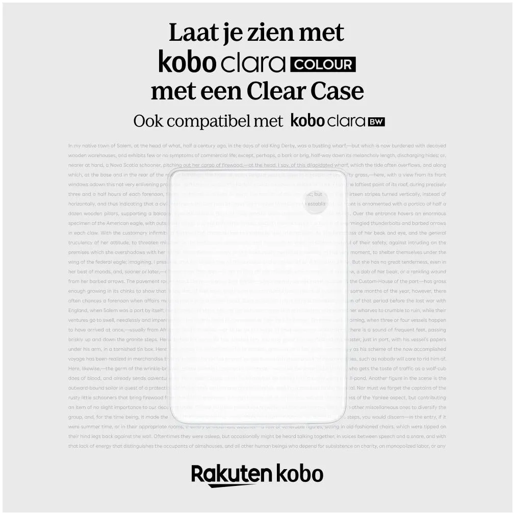 Kobo Clara Clear Case Transparant