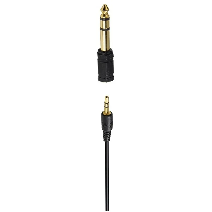 Hama Koptelefoon Shell, over-ear, lange kabel (2 m) Zwart