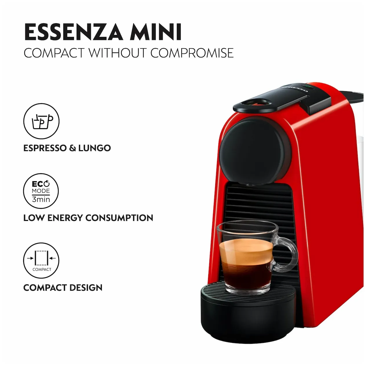 Magimix Nespresso Essenza mini M115 Rood