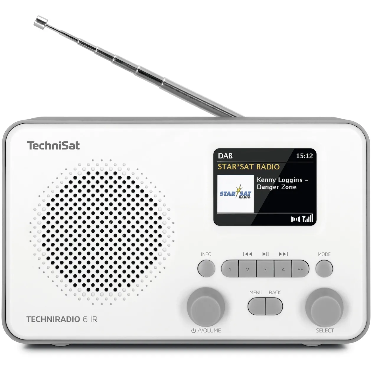 TechniSat Techniradio 6 IR Wit/grijs