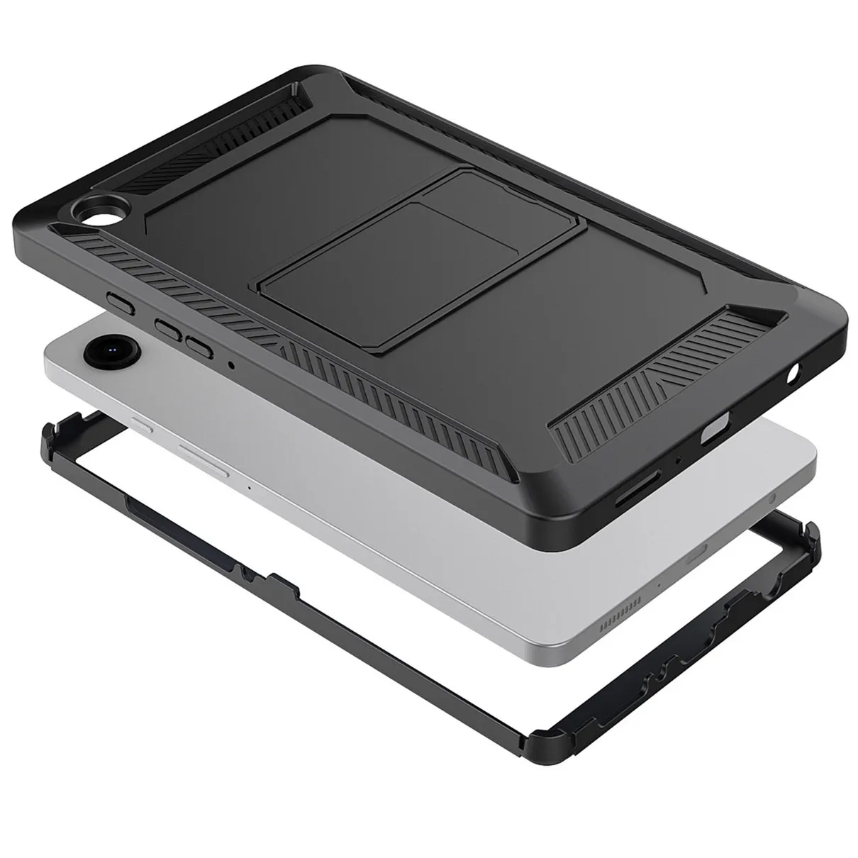 Accezz Rugged Back Case Samsung Galaxy Tab A9 Zwart