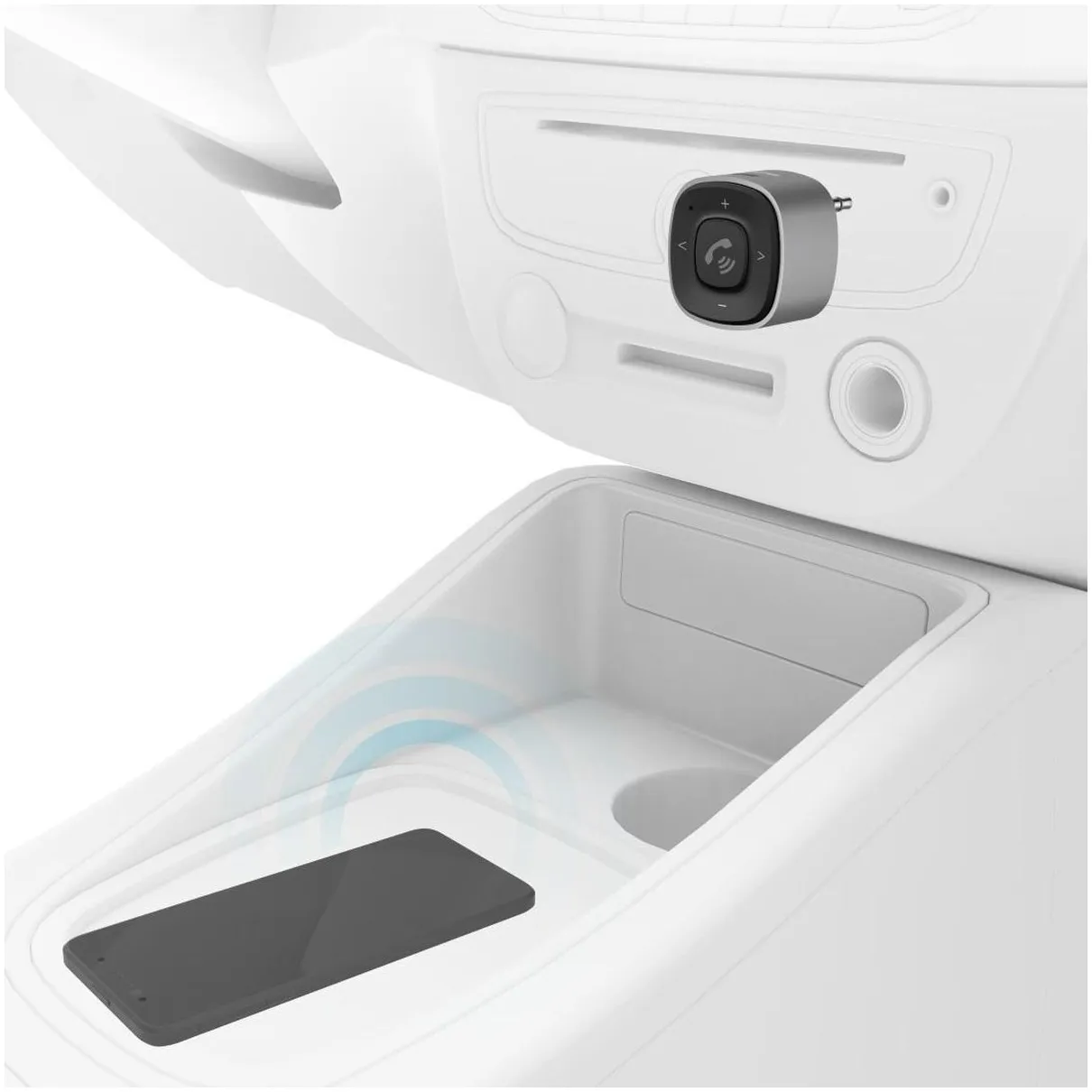 Hama Bluetooth-receiver voor auto, met 3,5-mm-stekker en USB-oplader