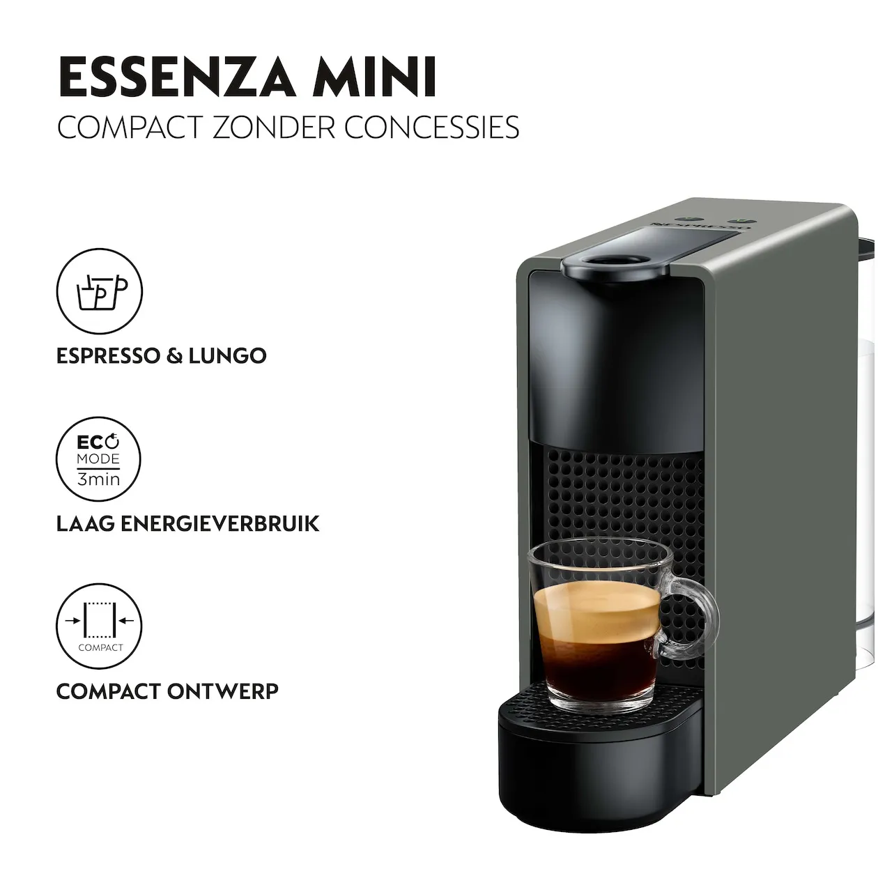 Krups Nespresso Essenza mini XN110B Grijs