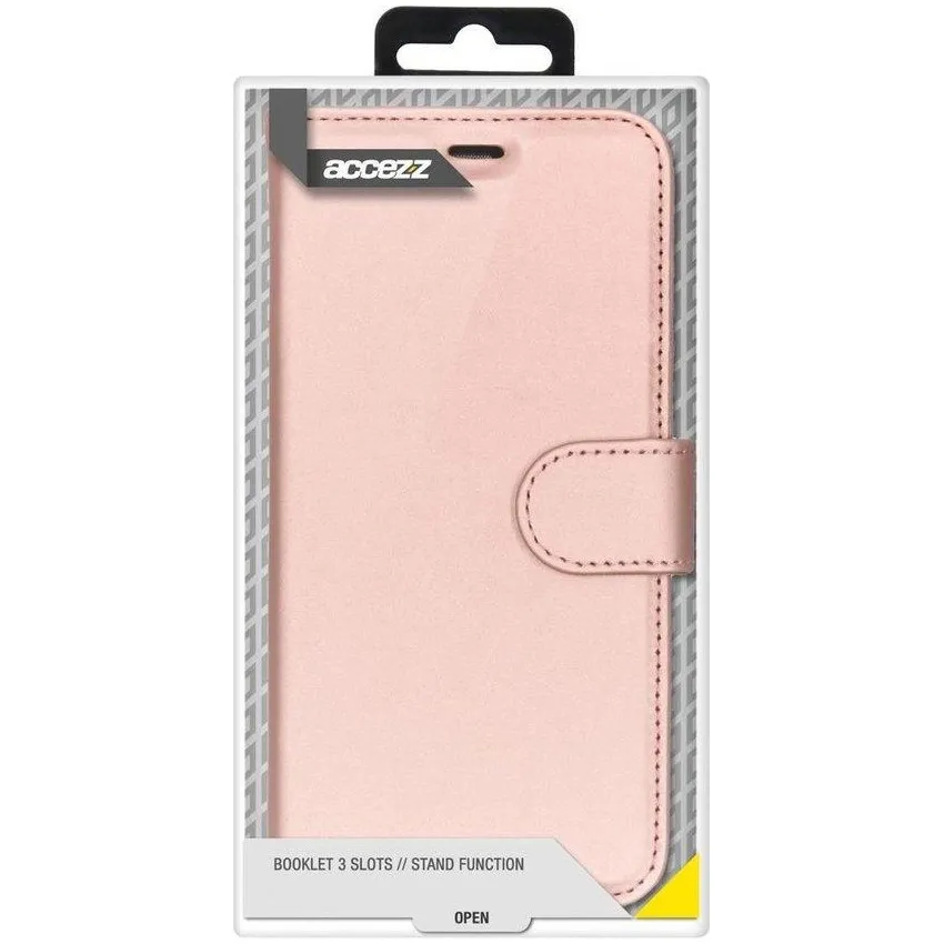 Accezz Wallet Softcase Bookcase iPhone 12 Mini Roze