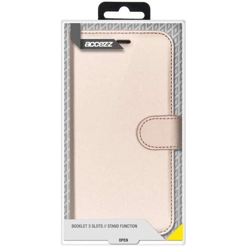 Accezz Wallet Softcase Bookcase iPhone 12 Mini Goud