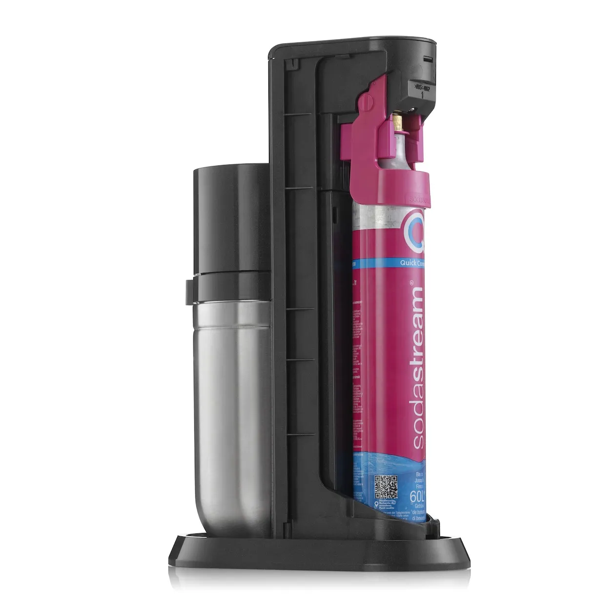 Sodastream DUO Starterpack incl.2x 1l.Fles + Quick Connect Cil. Zwart