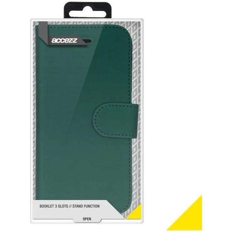 Accezz Wallet Softcase Bookcase iPhone 12 Pro Max Groen