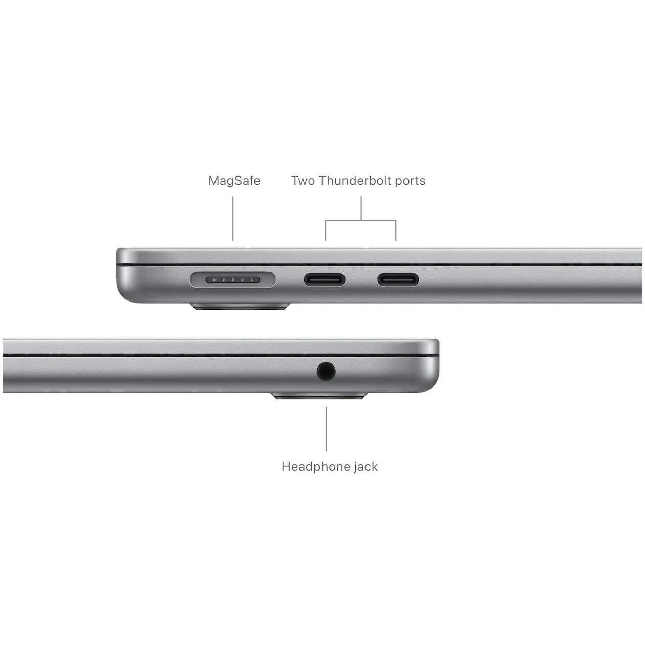 Apple MacBook Air 13 (2024) M3 (8 core CPU/8 core GPU) 8GB/256GB Spacegrijs