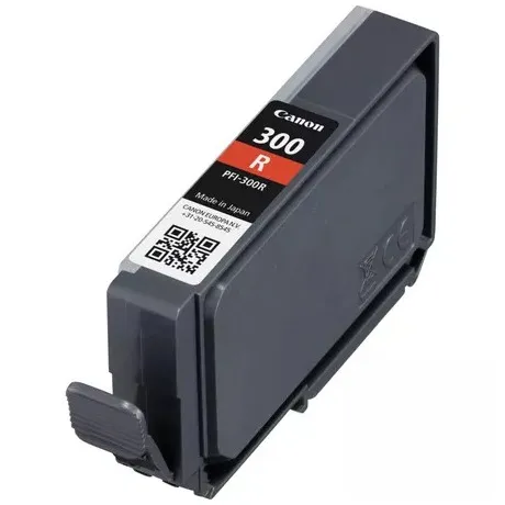 Canon pfi-300 ink red Rood