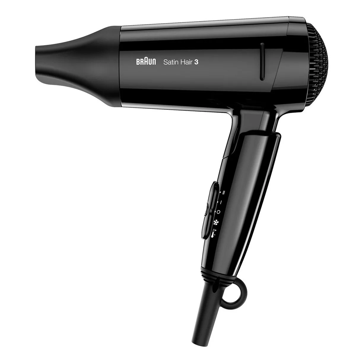 Braun HD350 Satin-Hair 3 Style&Go Zwart