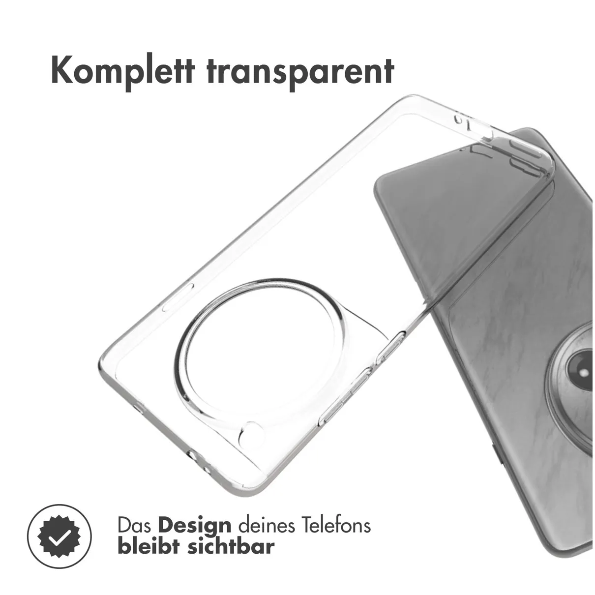 Accezz Clear Backcover OnePlus 12 Transparant