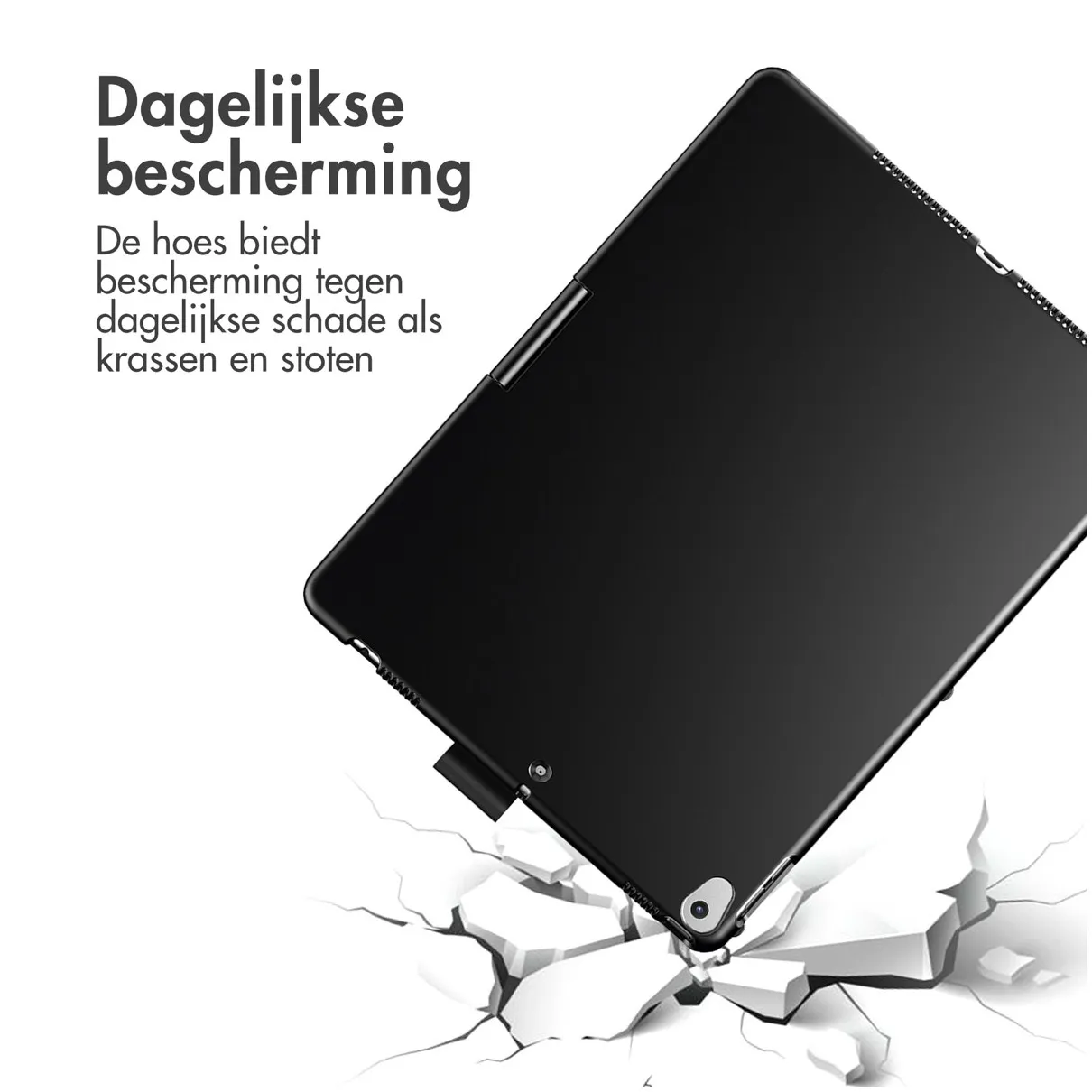 Accezz 360 Slim Keyboard Bookcase iPad 10.2 (2019/2020/2021) Zwart