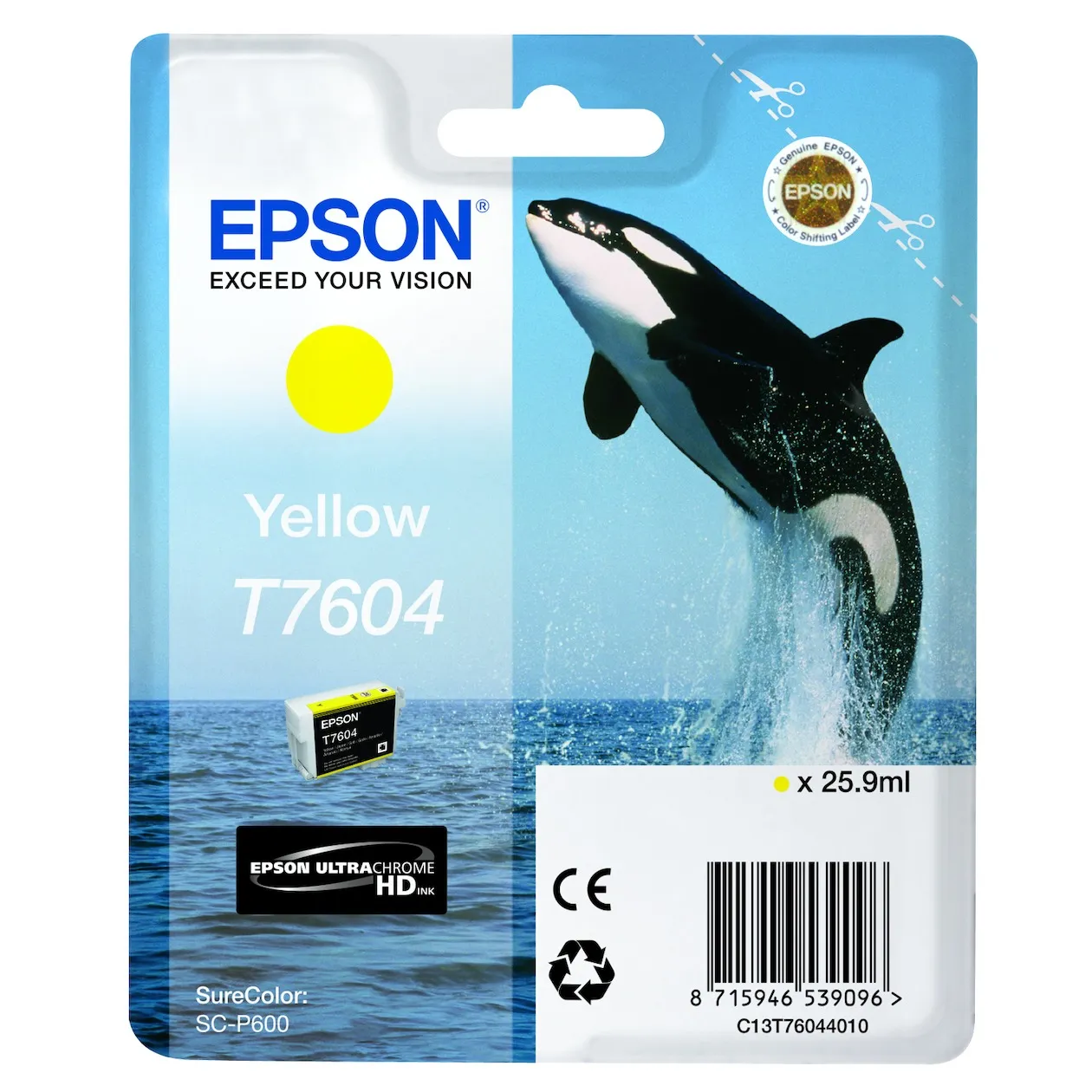 Epson Ink Cart/T7604 Yellow