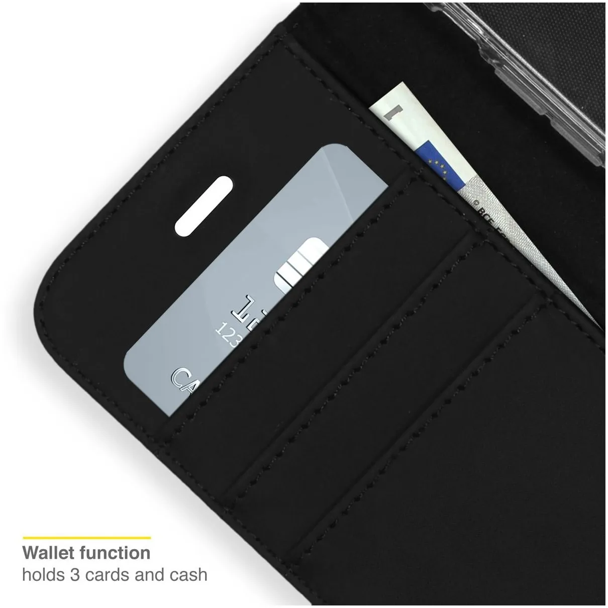 Accezz Industry Packaged Wallet Softcase voor Samsung Galaxy A13 (4G) Zwart