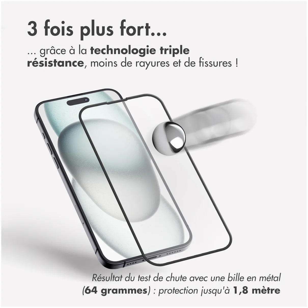 Accezz Triple Strong Full Cover Glas Screenprotector met applicator Samsung Galaxy S22 / S23 Transparant