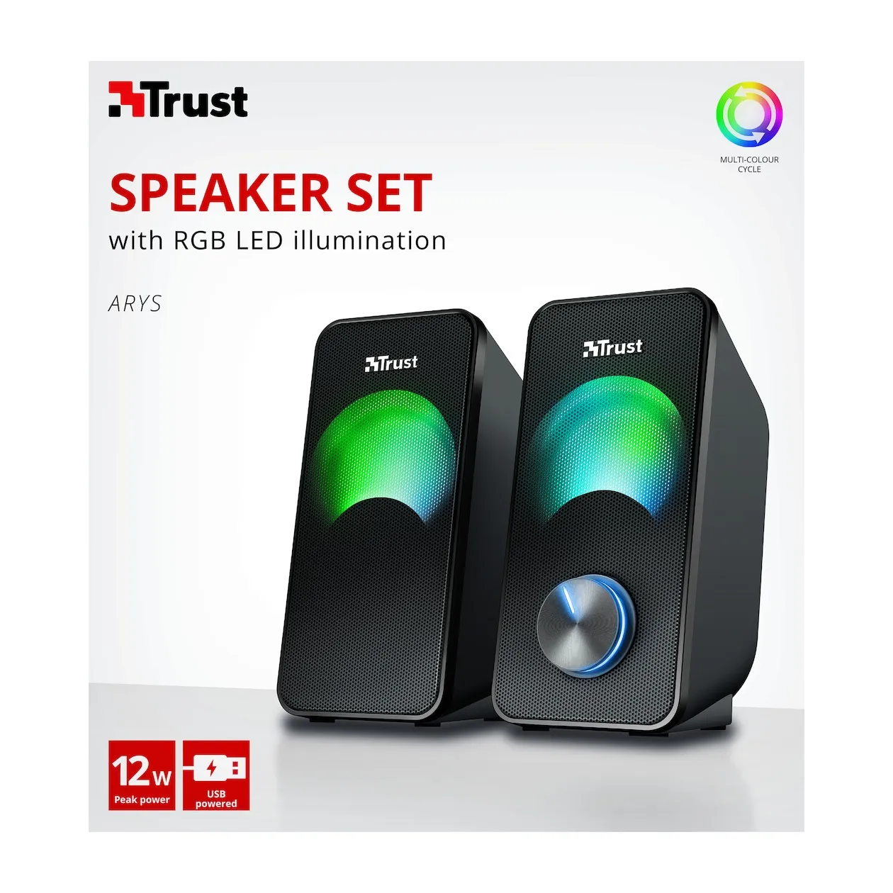 Trust Arys 2.0 Speaker Set Zwart