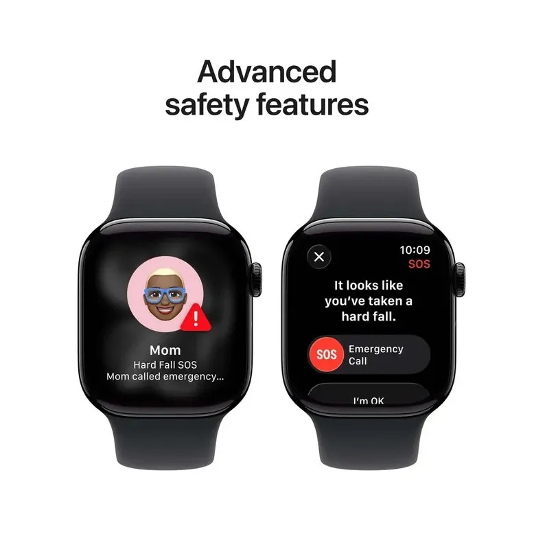 Apple Watch Series 11 GPS 42mm Jet Black Aluminium Case met Black