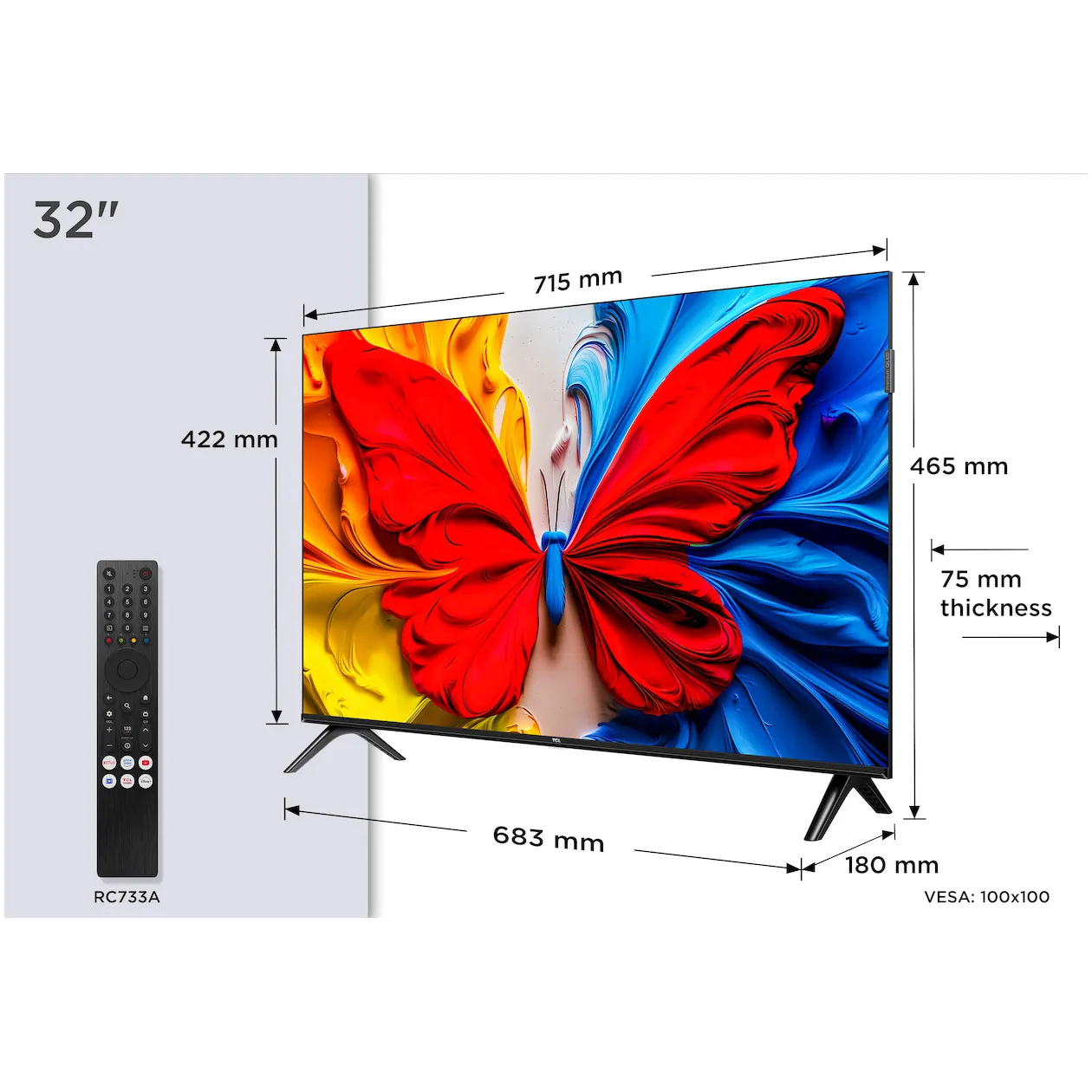 TCL 32S59K (2025) QLED TV - Gratis Thuisbezorgd | Expert.nl