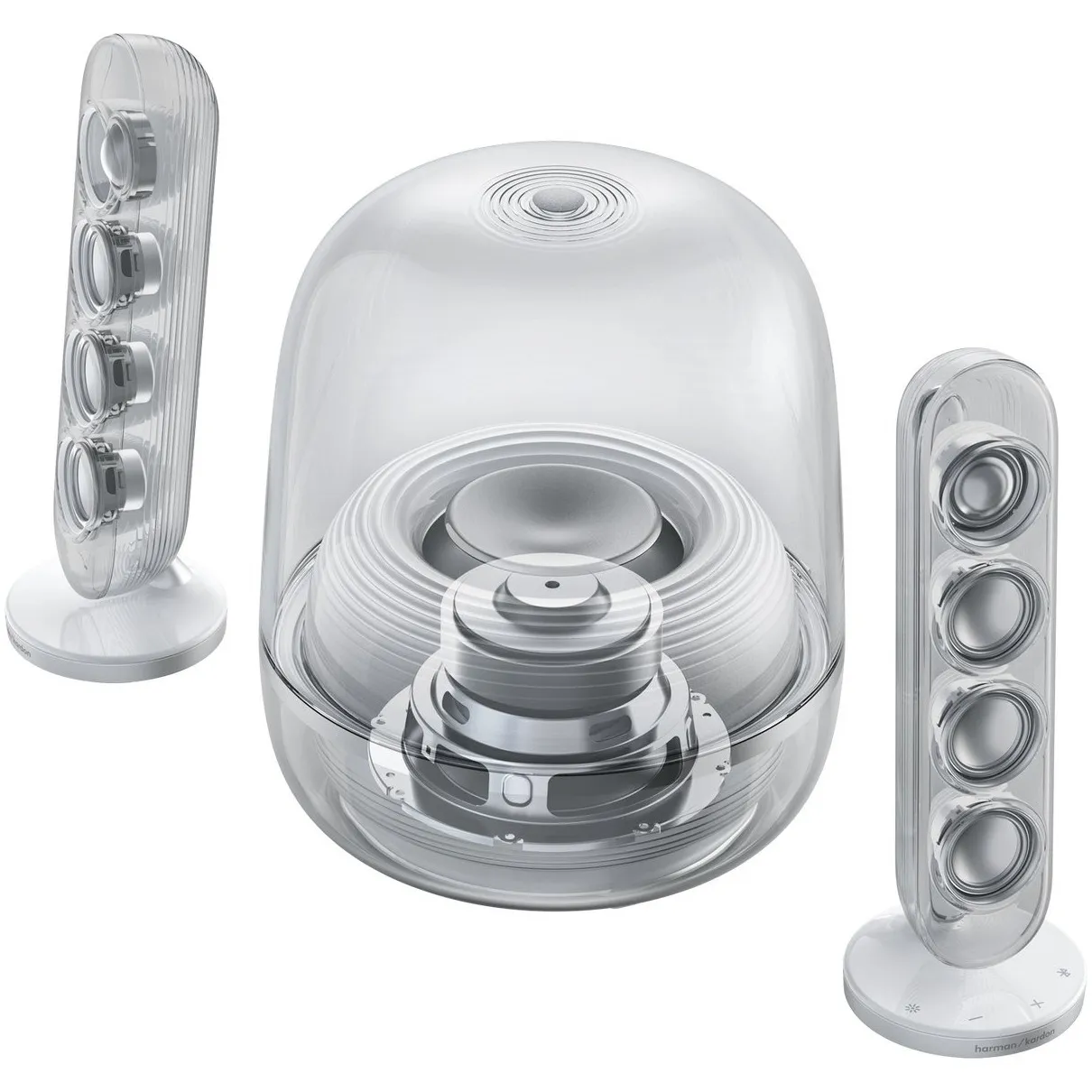Harman Kardon Soundsticks 5 Wit Bluetooth speaker kopen? | Expert.nl