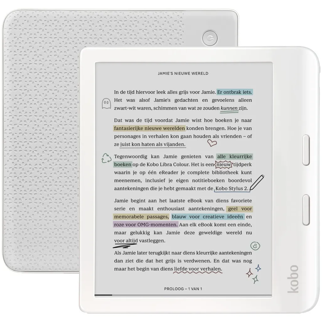 Kobo Libra Colour Wit E-reader kopen? | Expert.nl