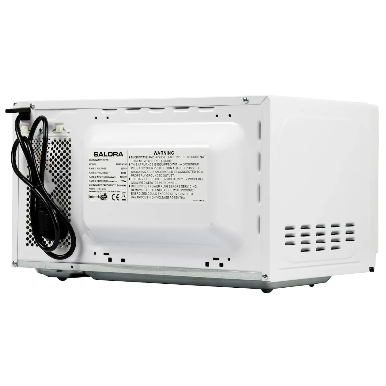 Cecotec, Mechanische microgolfoven met grill 20 l ProClean 3110 Retro Blauw Cecotec, 700 W vermogen en 6 standen, timer, waarschuwing aan het einde van het koken, vintage design