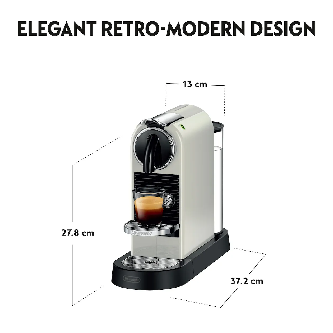 DELONGHI Citiz EN 167.W Entièrement automatique Cafetière 1 L