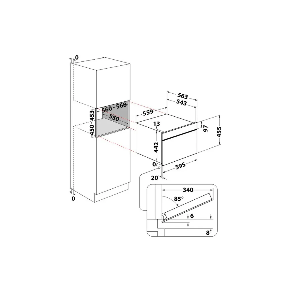 Whirlpool WCW46HMB Inbouw oven met magnetron kopen? | Expert.nl
