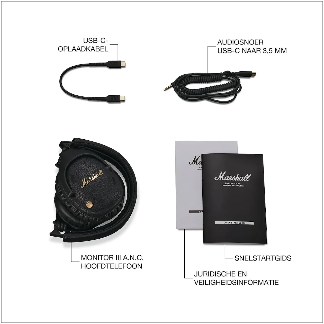 Marshall Monitor III ANC Zwart Over-ear hoofdtelefoon kopen